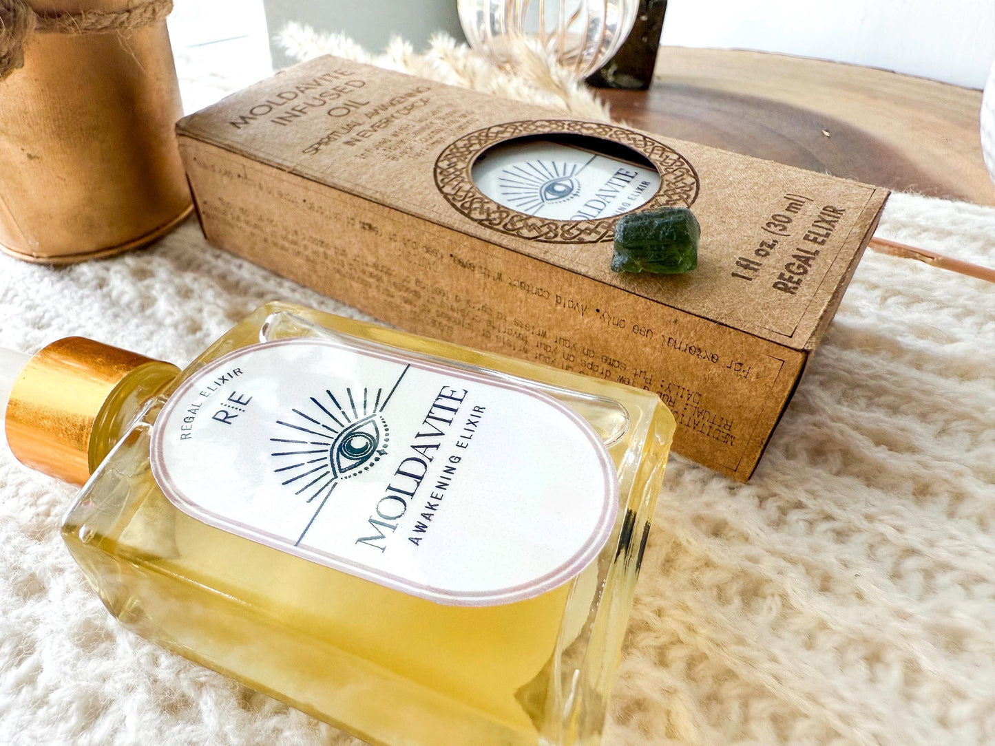 Real Moldavite Oil