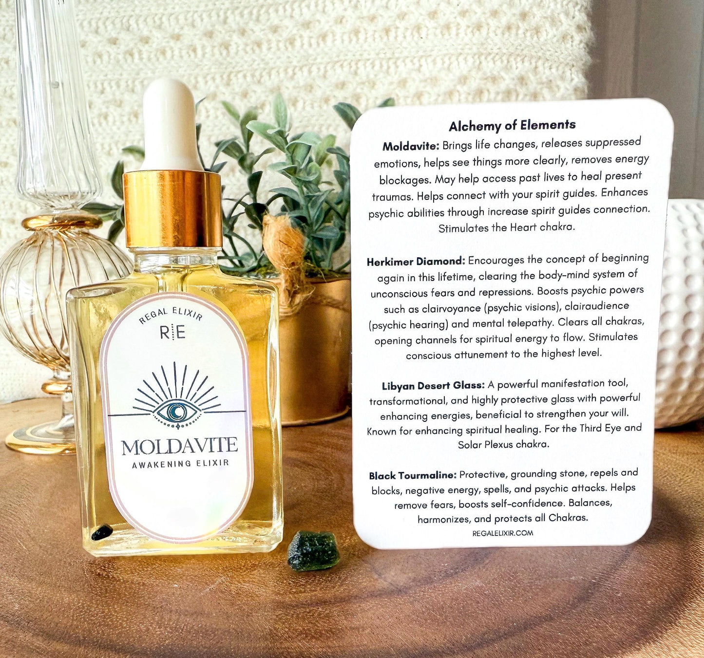 Real Moldavite Oil
