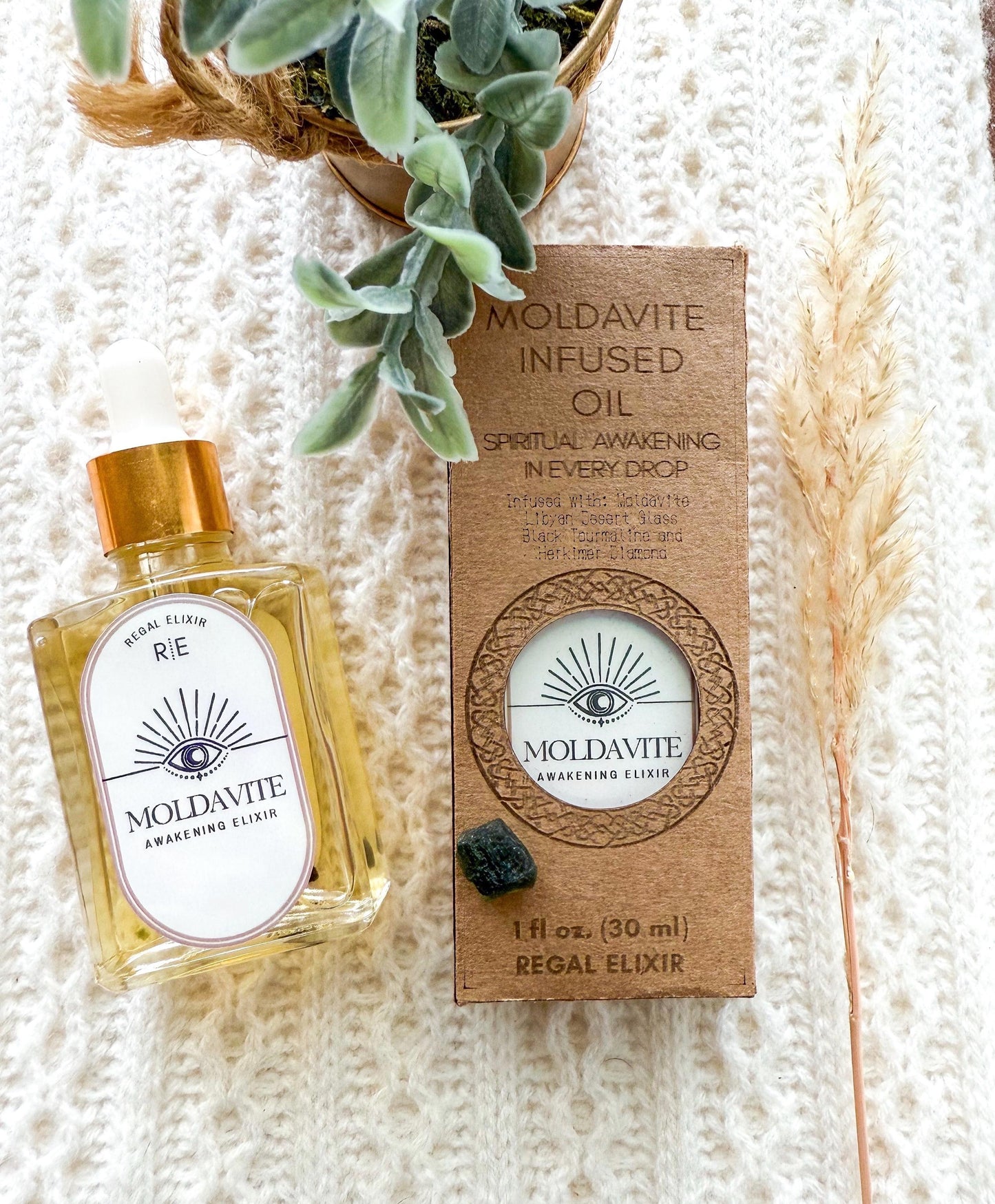 Real Moldavite Oil
