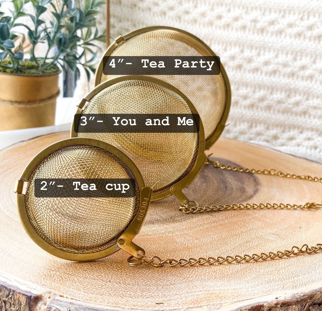 Crystal Tea Infuser Set - Blue Lace Agate Design with Tea Strainer and Crystals - Ideal Gift for Tea Lovers