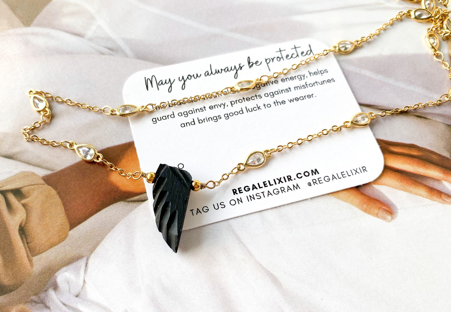 Genuine Azabache Necklace - Evil Eye Protection