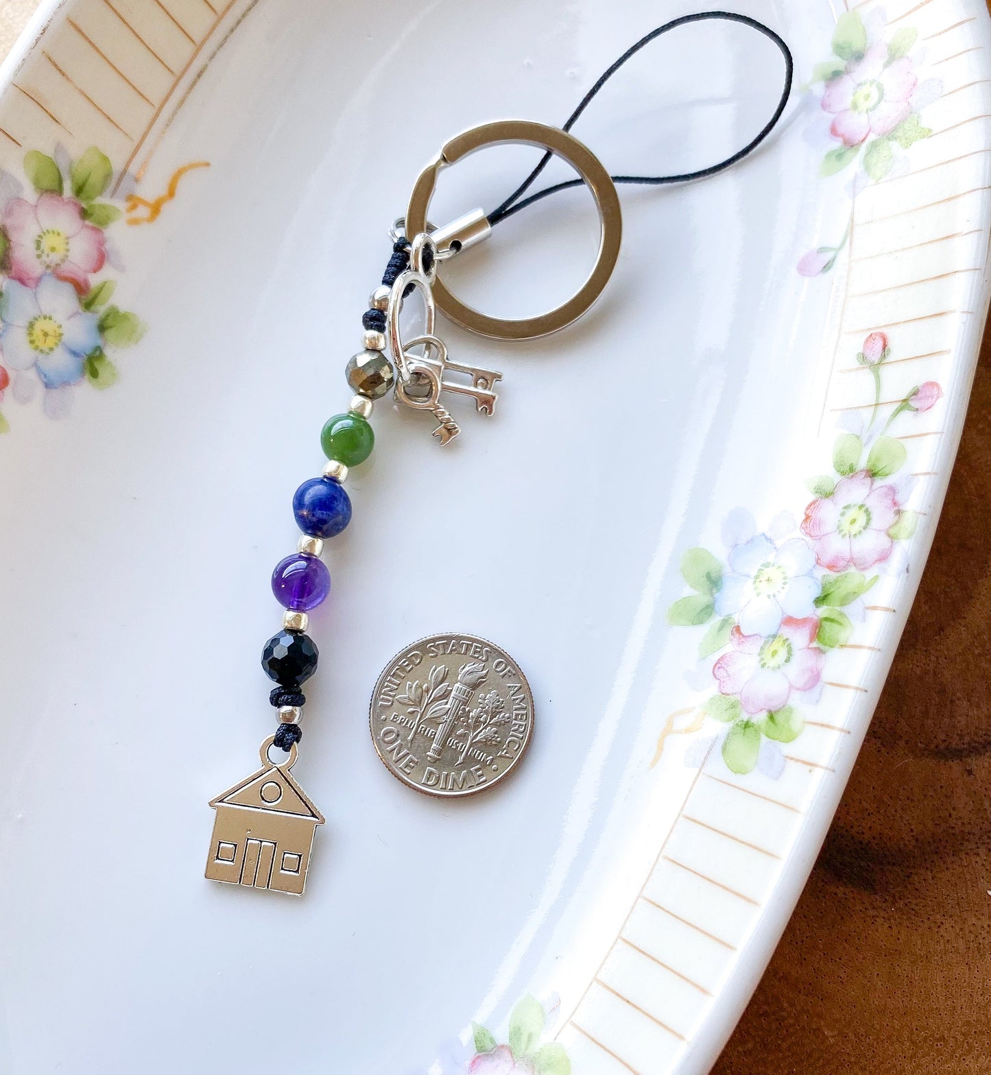 Realtor Crystal Gifts - House Selling Home Protection Keychain