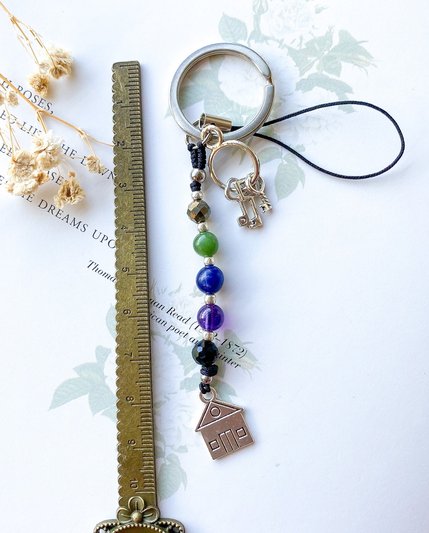Realtor Crystal Gifts - House Selling Home Protection Keychain