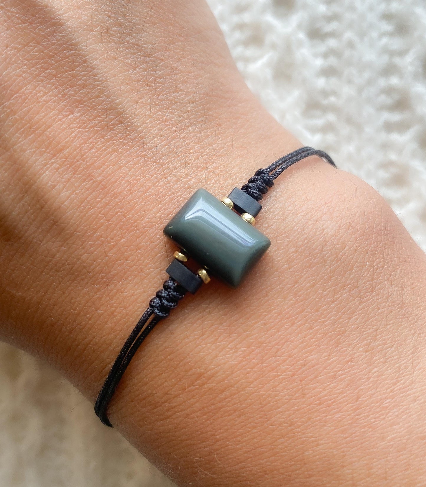 Rainbow Obsidian Bracelet