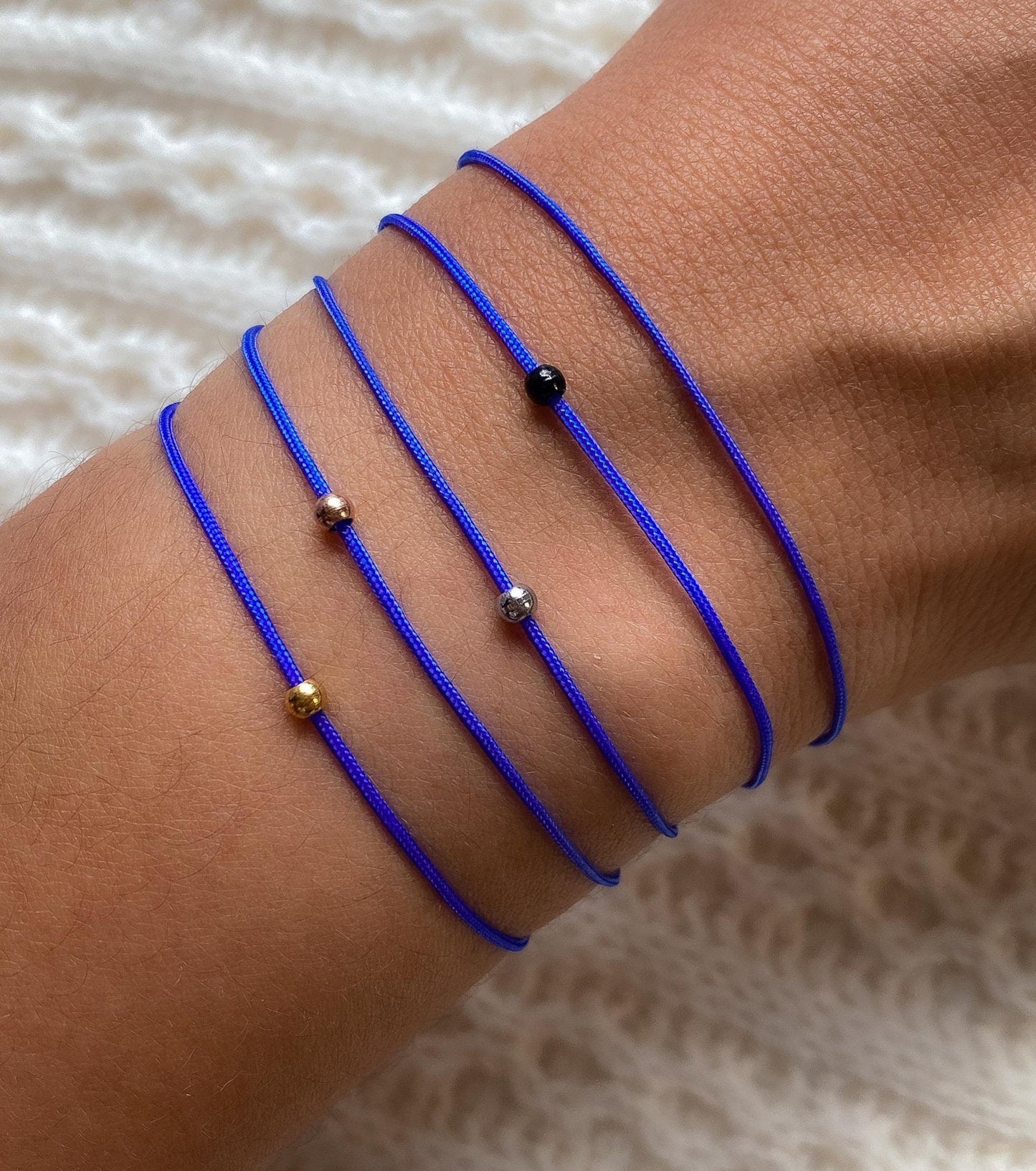 Blue bracelet democrat, LGBTQ bracelet, blue minimalist bracelet