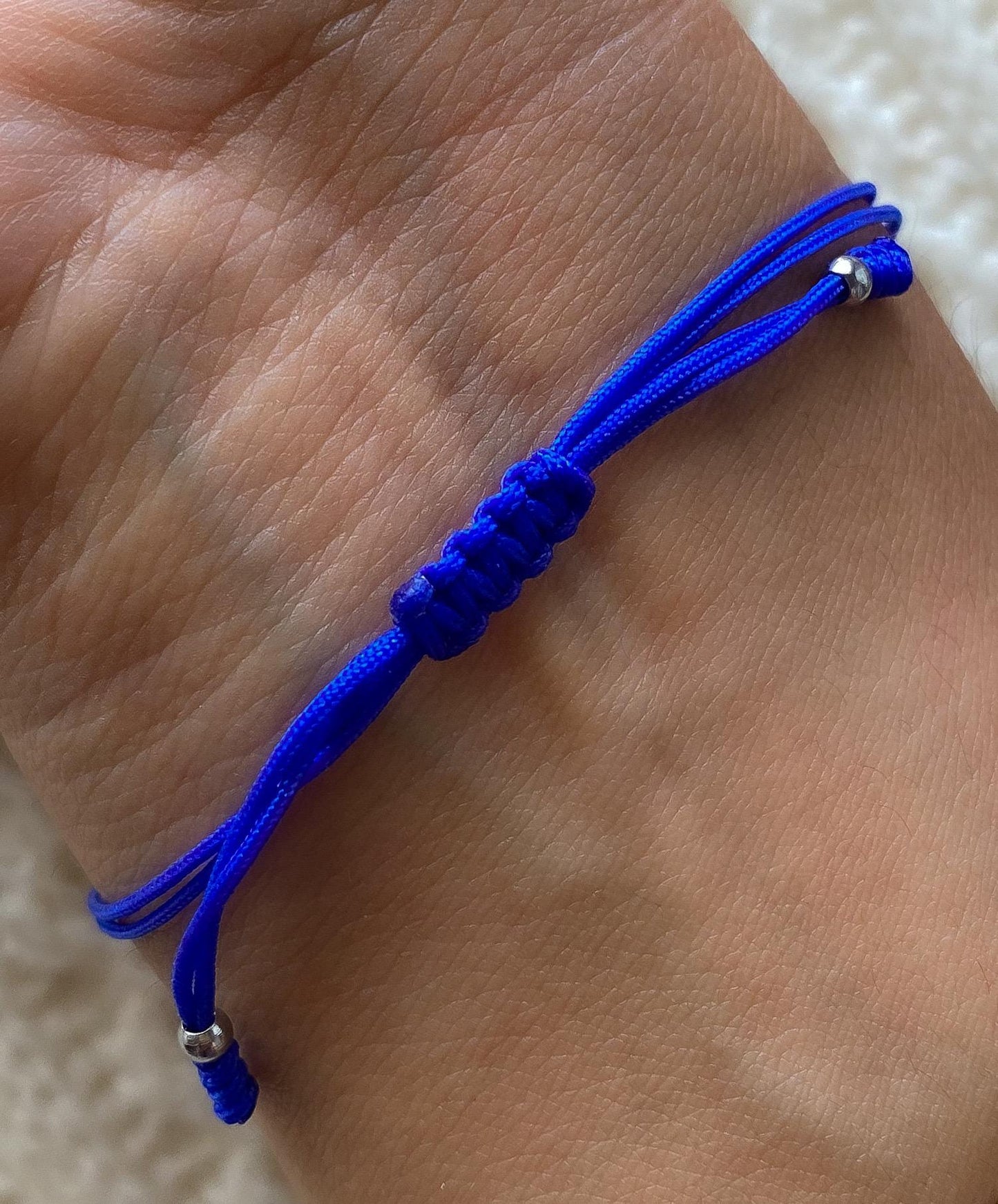 Blue bracelet democrat, LGBTQ bracelet, blue minimalist bracelet