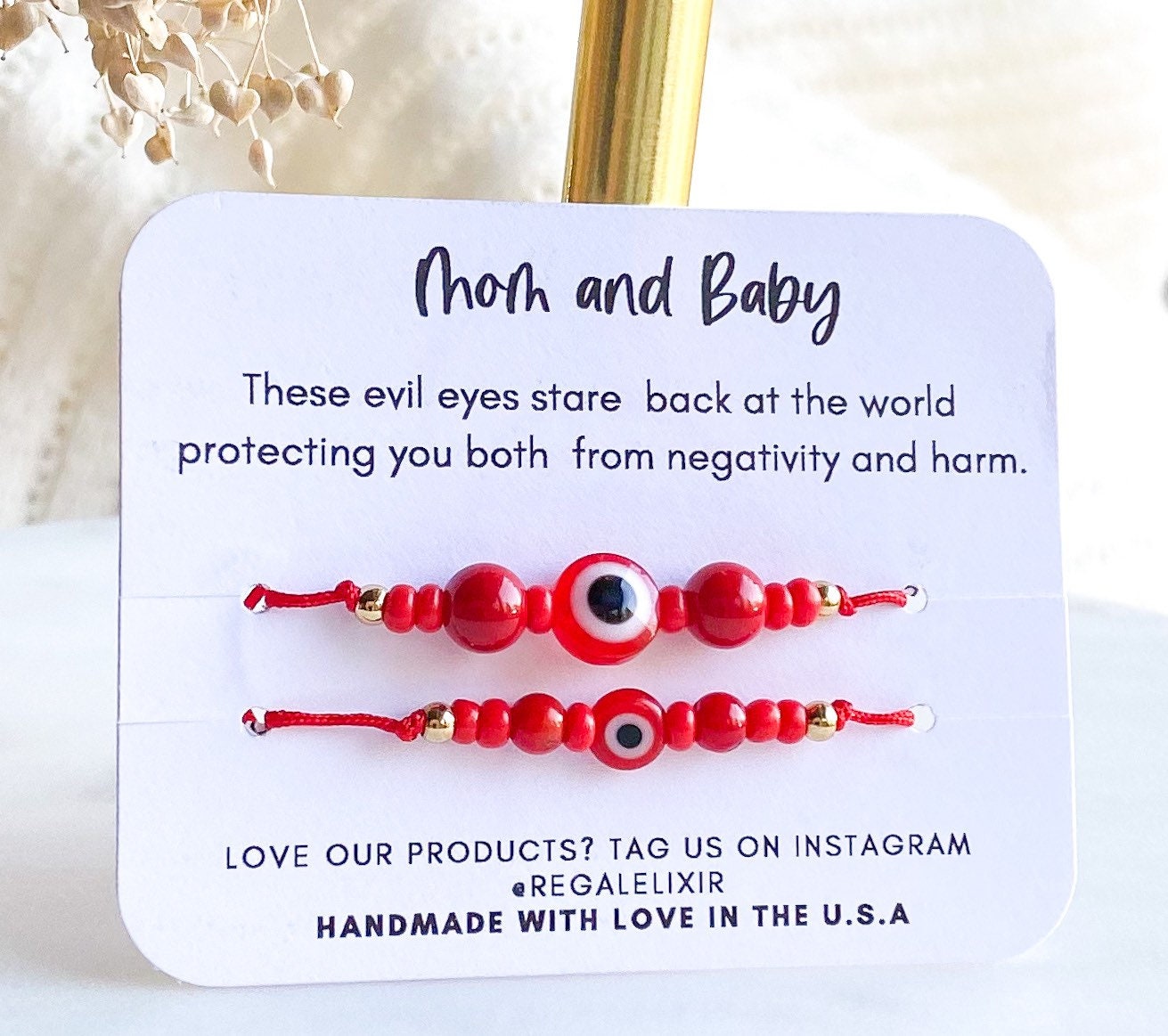 Mom & Me Red Coral Set
