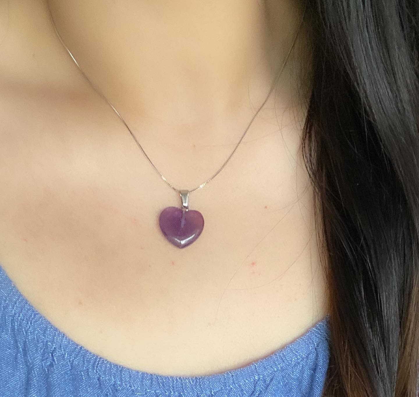 Rose Quartz | Amethyst | Aventurine Pendant & Necklace Italian Sterling Silver