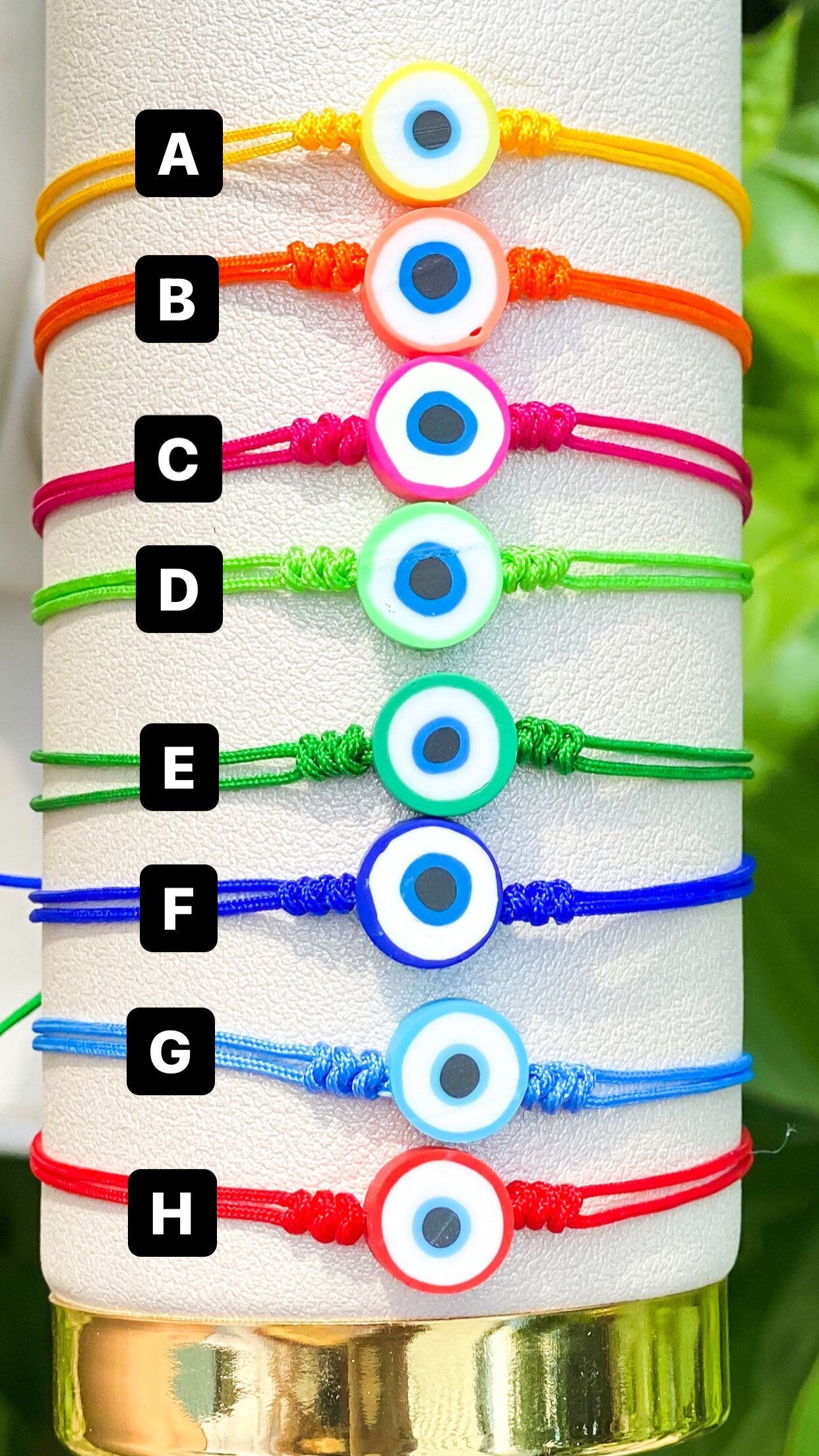 Summer Colorful Evil Eye Bracelet