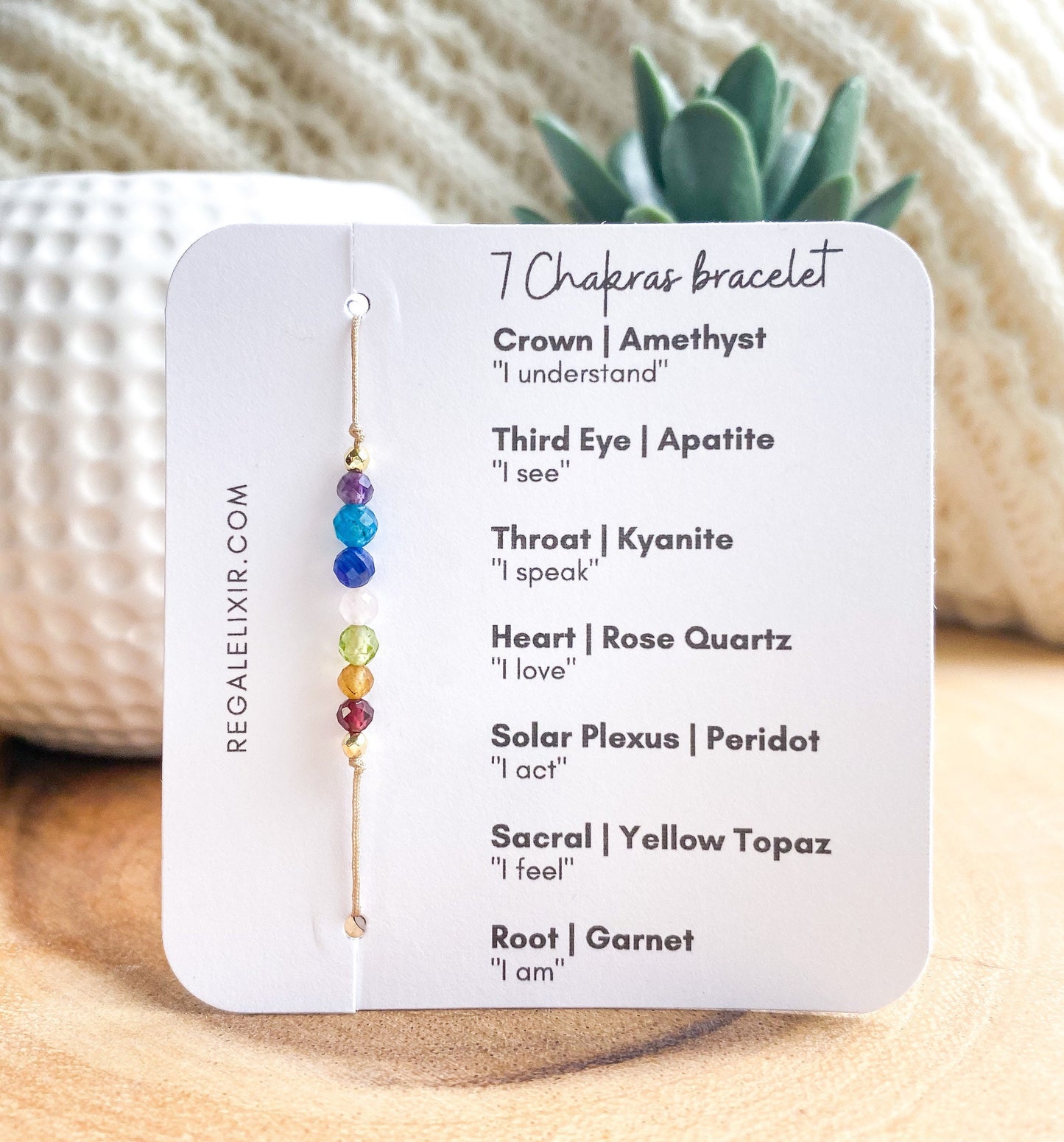 Gold Filled Chakra Necklace