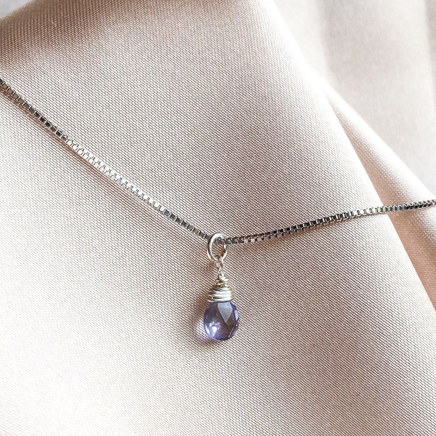 Iolite Pendant & Necklace
