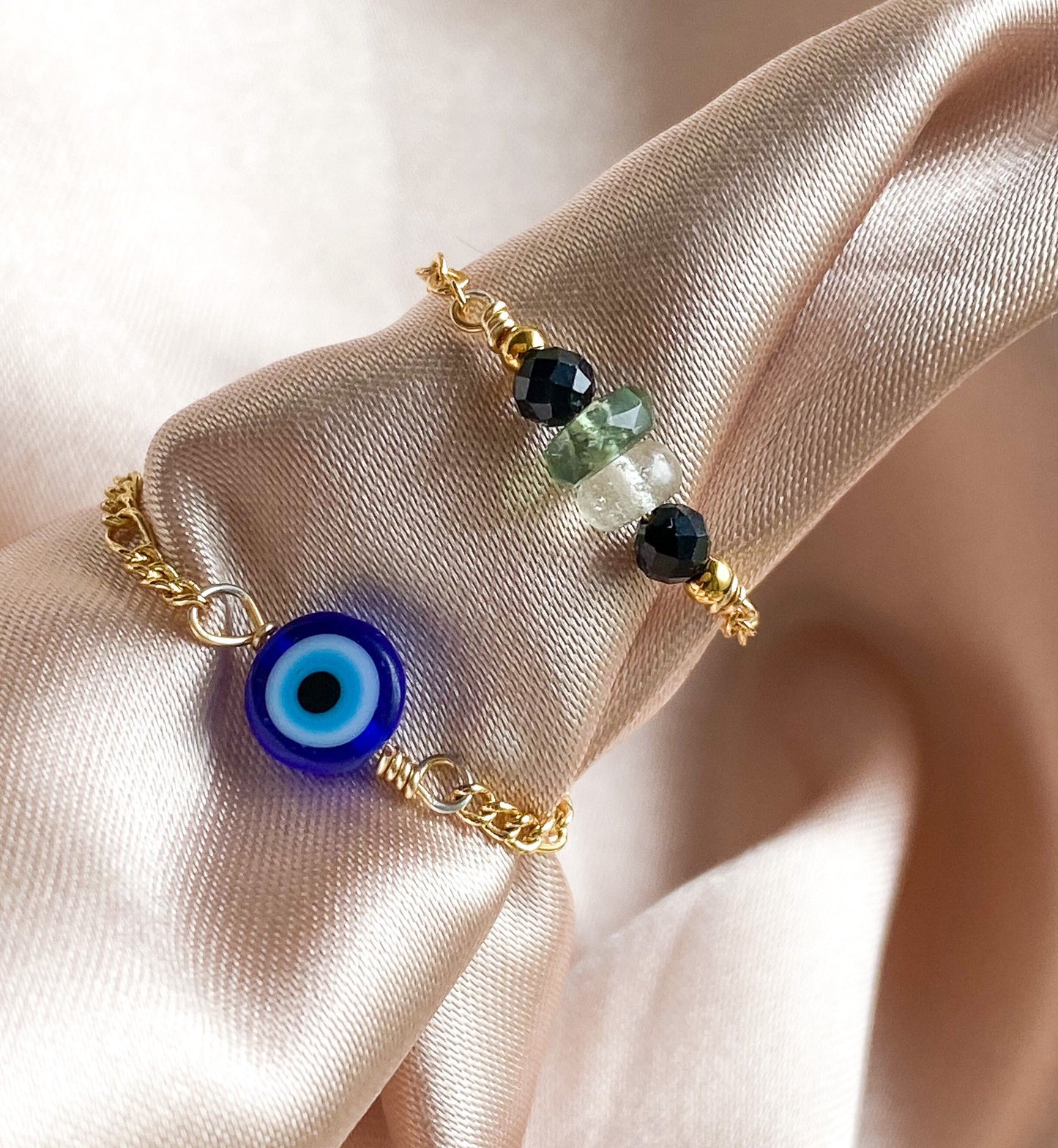 Moldavite Gold Filled Ring