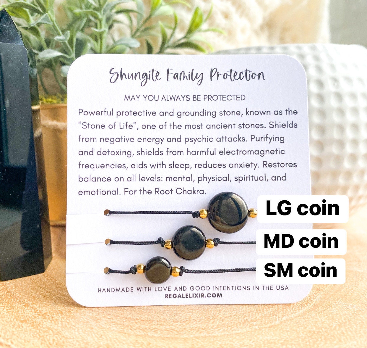 Jet Family Protection Bracelet Set