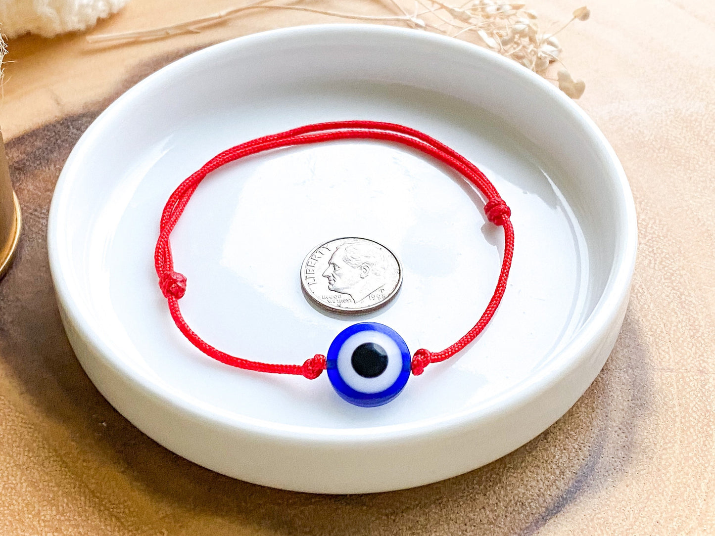 Large Evil Eye Bracelet - Red string bracelet