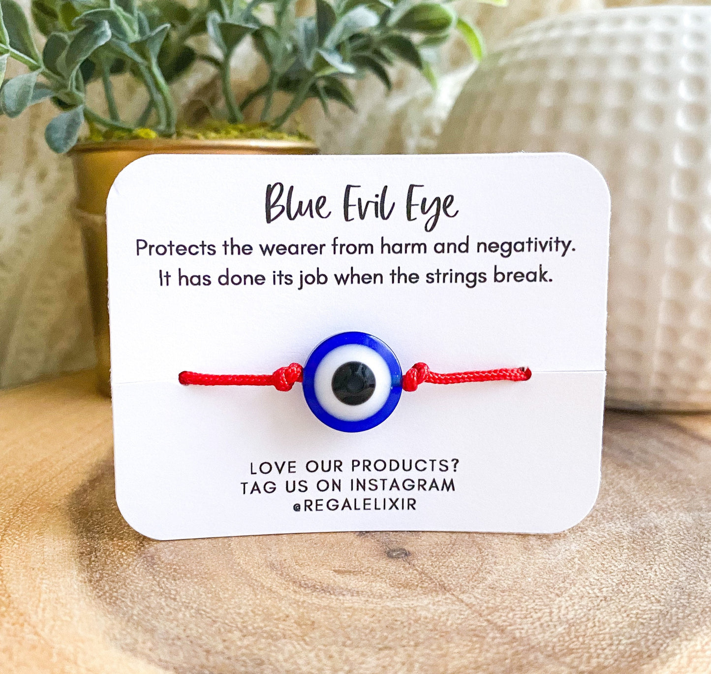 Large Evil Eye Bracelet - Red string bracelet