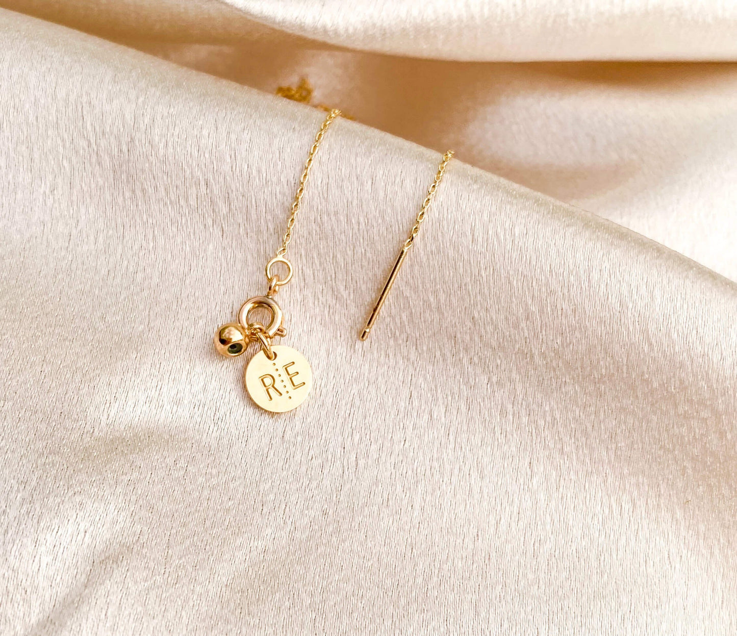 Red Agate Necklace with Gold Chain