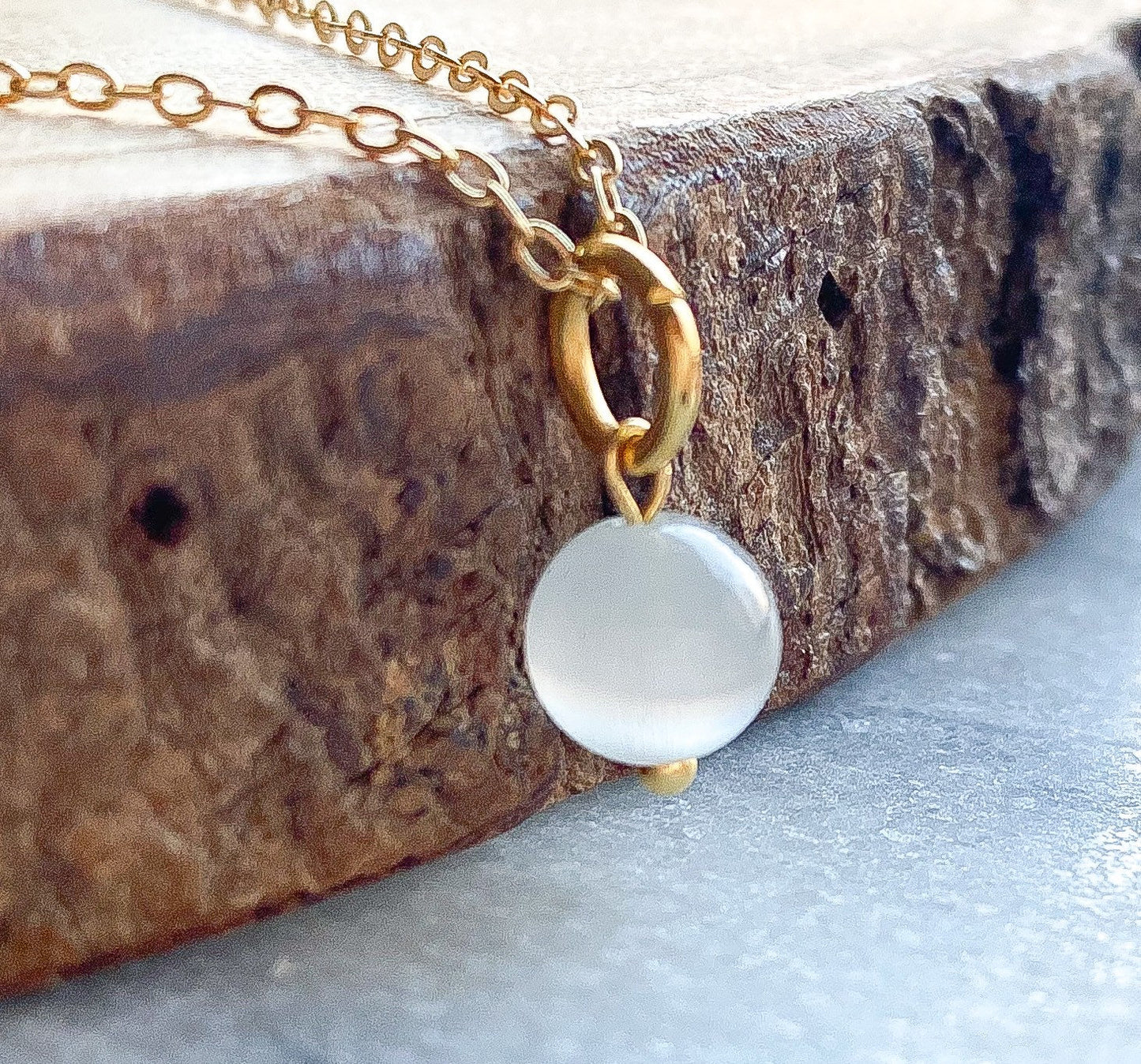 Selenite Pendant & Necklace