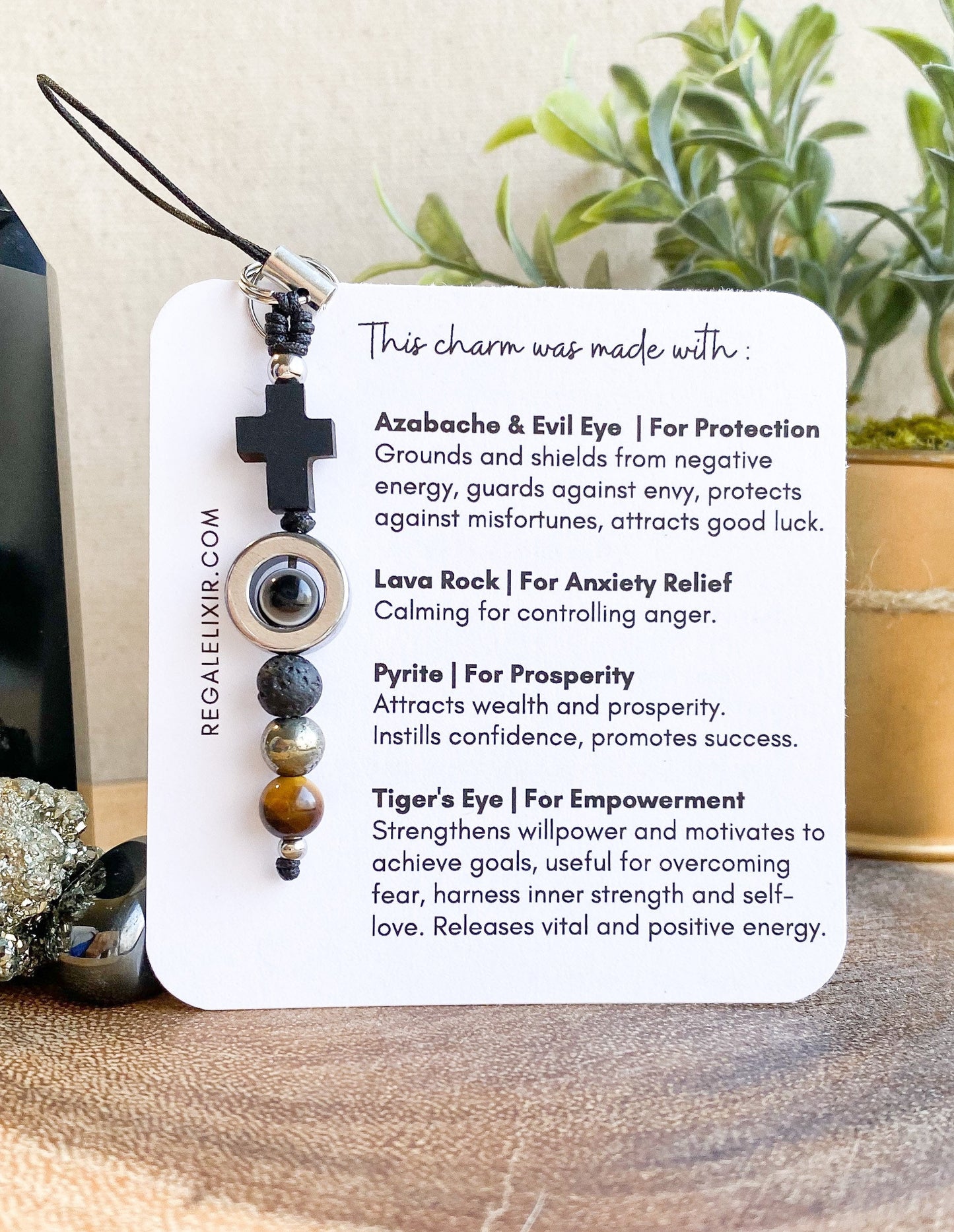 Azabache - Attract Abundance Lucky Charm Keychain