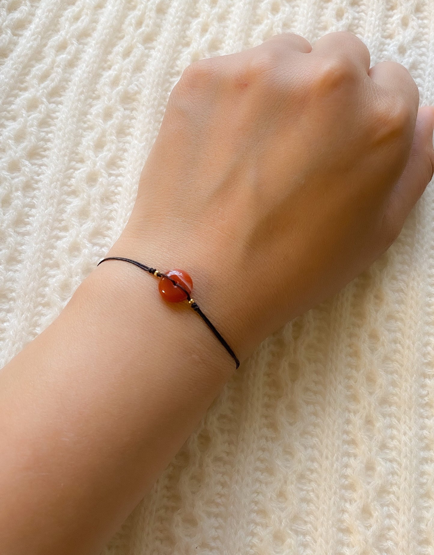 Red Banded Agate Bracelet