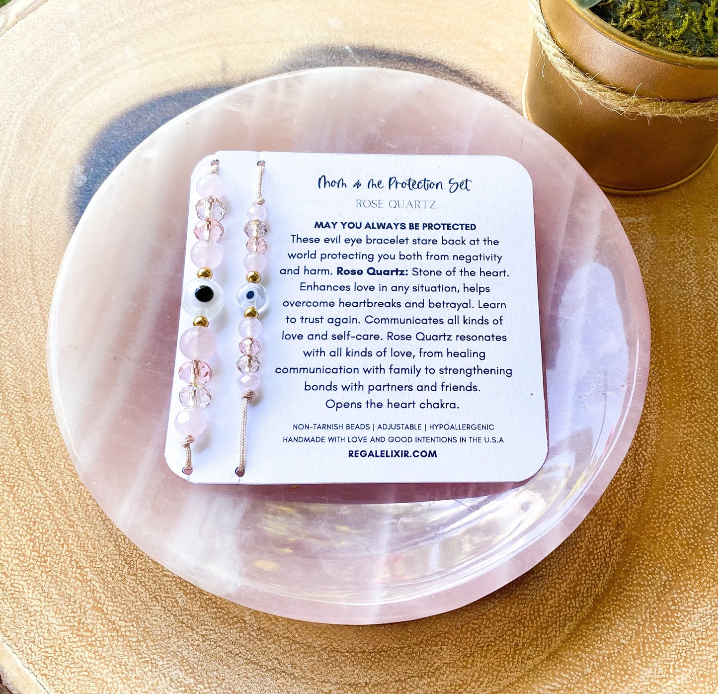 Mom & Me - Rose Quartz Set II