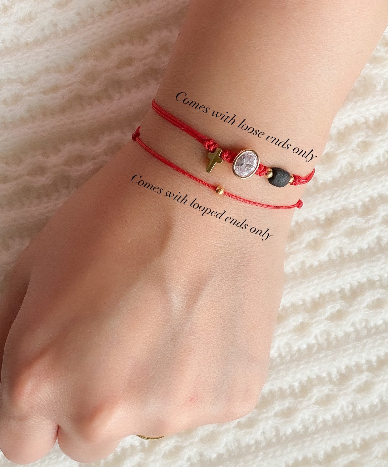 Azabache bracelet | Genuine Azabache bracelet | Jet bracelet with red string | red string bracelet for baby | red string azabache
