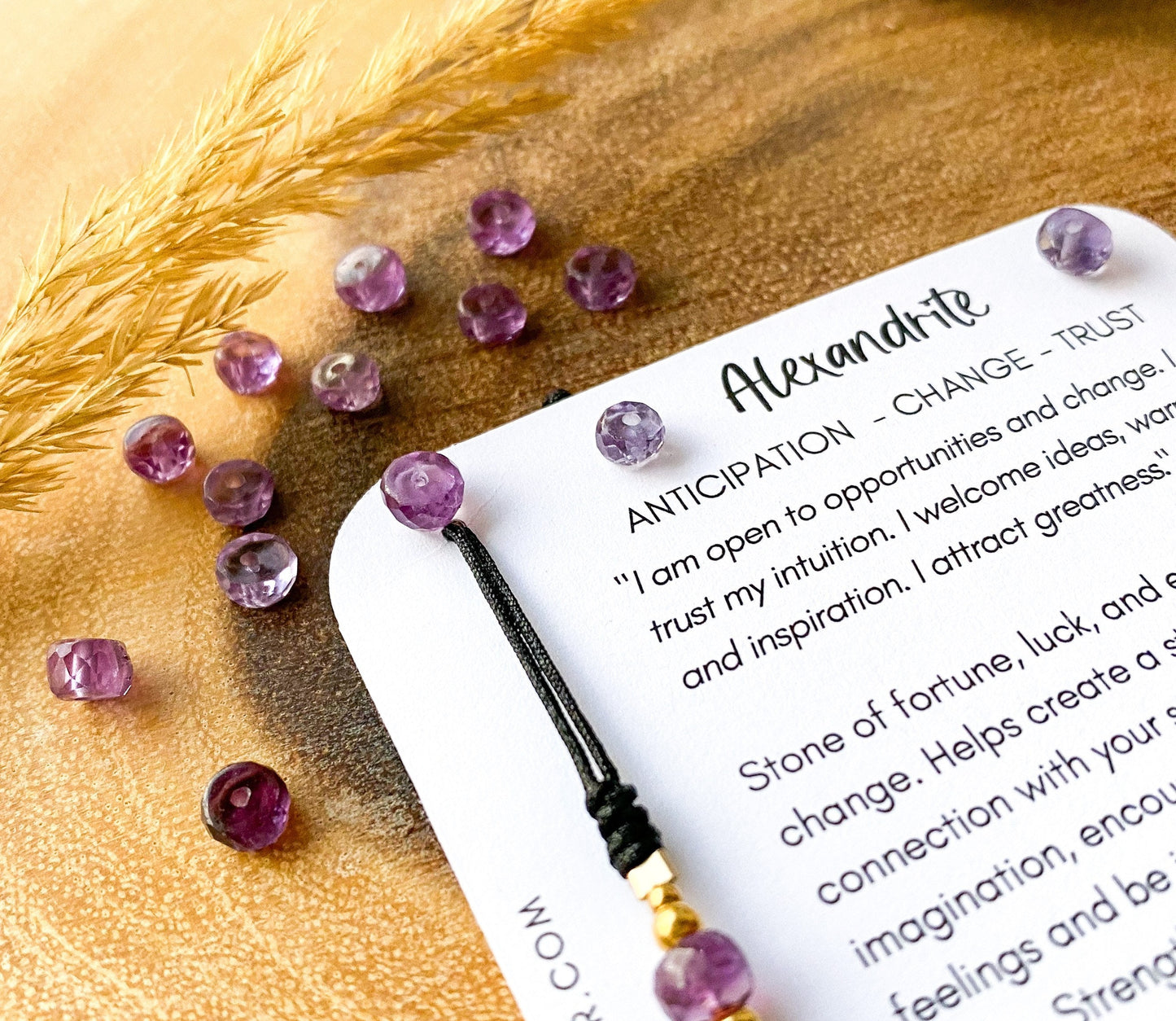Alexandrite bracelet