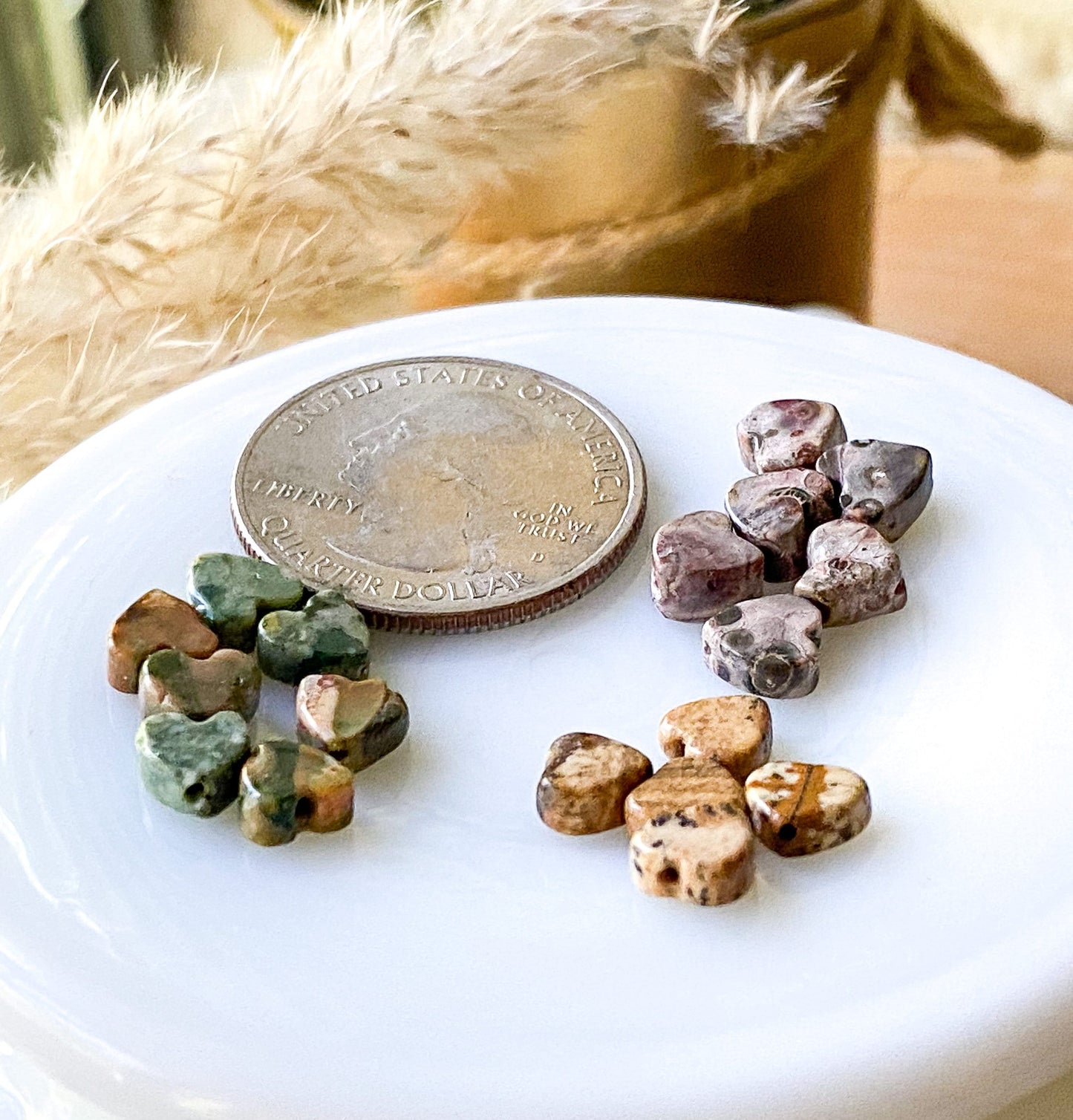 Leopard Skin Jasper | Rain Forest Jasper | Picture Jasper bracelet