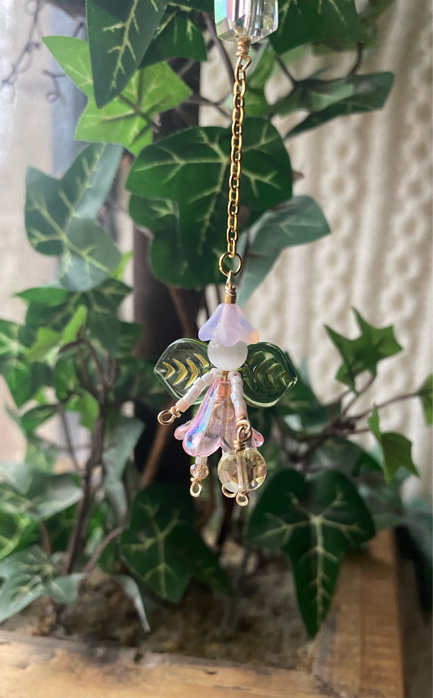Beaded Fairy Suncatcher