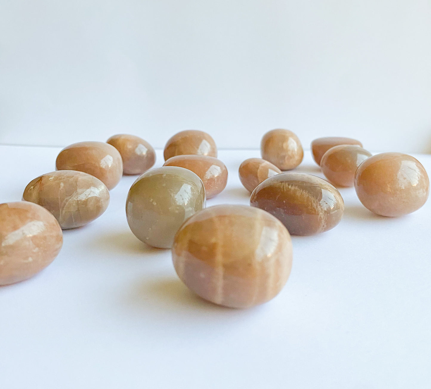 Peach Moonstone Tumble