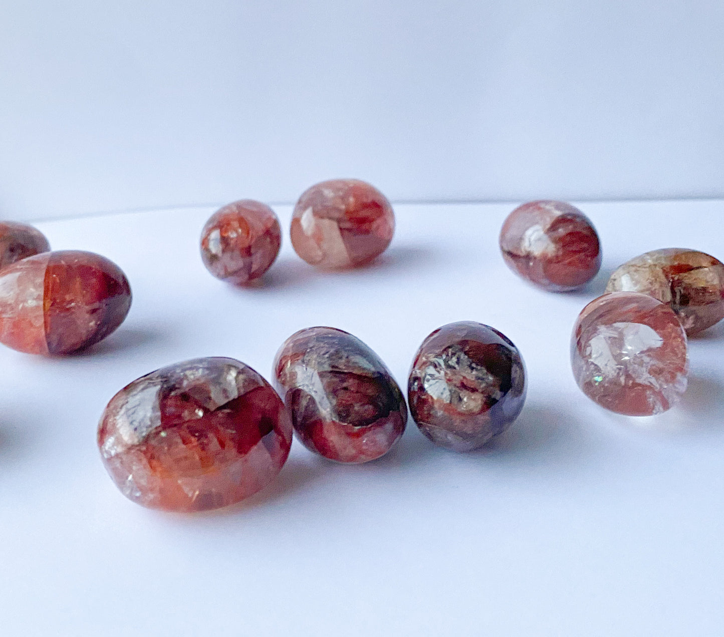 Fire Quartz Tumble | Avocado