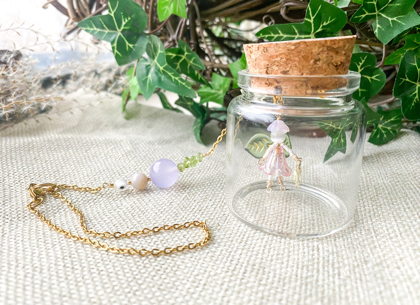 Beaded Fairy Suncatcher