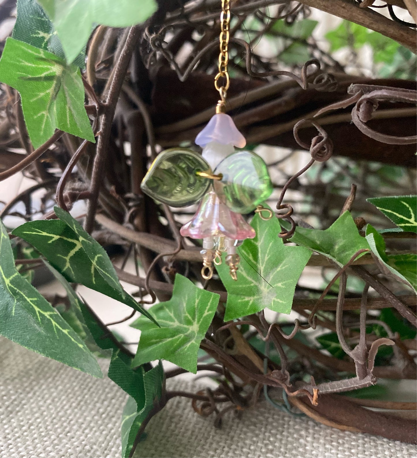 Beaded Fairy Suncatcher