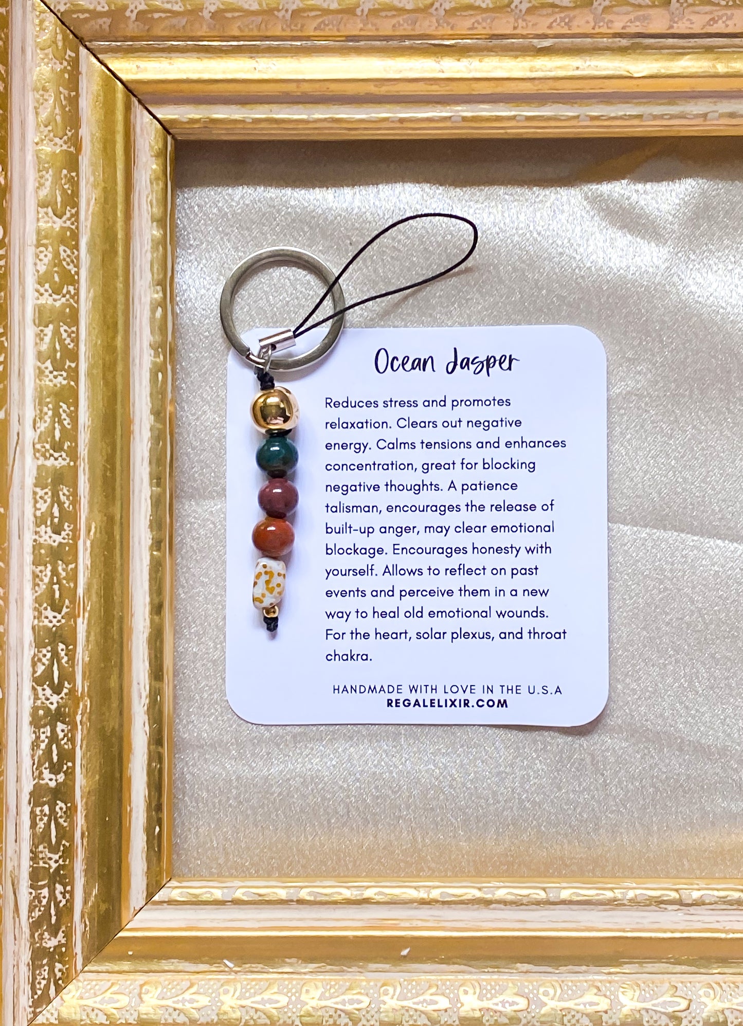 Ocean Jasper Lucky Charm
