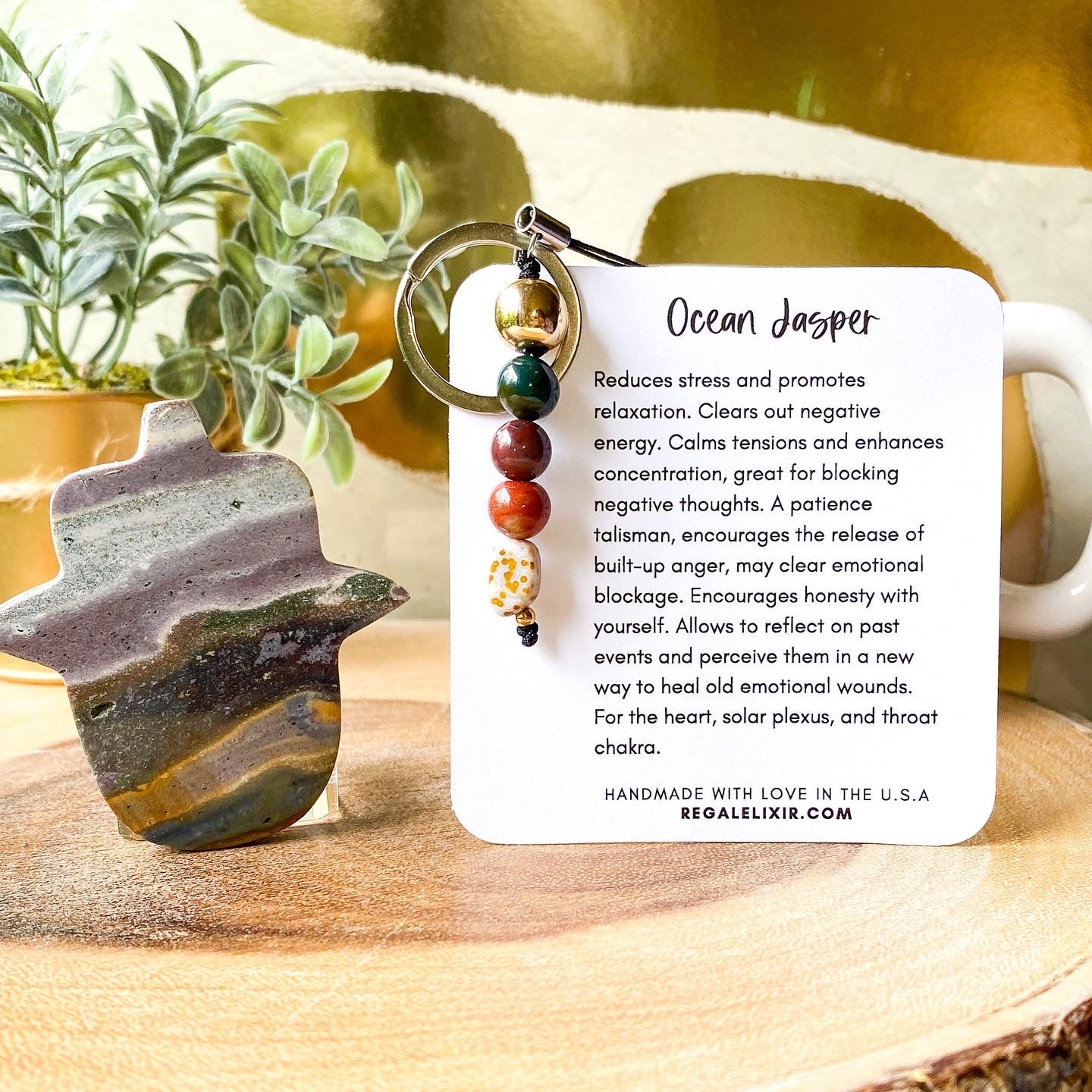 Ocean Jasper Lucky Charm