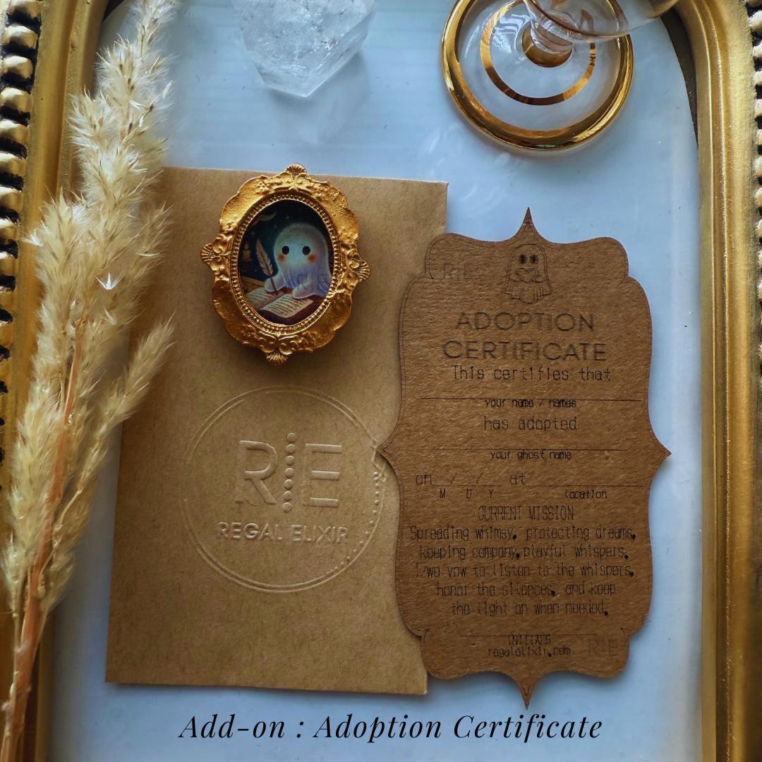 The Writer - Tiny Ghost Magnetic Frame