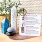 Weight Loss Support keychain - Crystals for PCOS and Fitness