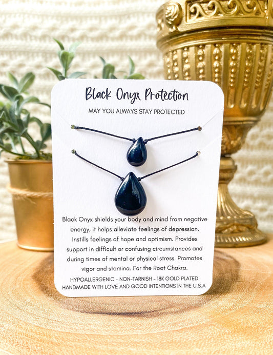 Black Onyx Protection Necklace