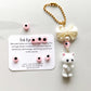 White Cat Tumbler Charm