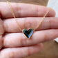 Tiny Black Heart Screw Back Earrings - Hypoallergenic Surgical Steel