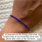 Blue bracelet democrat, blue friendship bracelet, beaded bracelet, blue minimalist bracelet