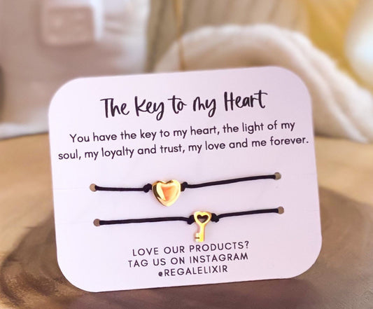 Key to My Heart Bracelet Set