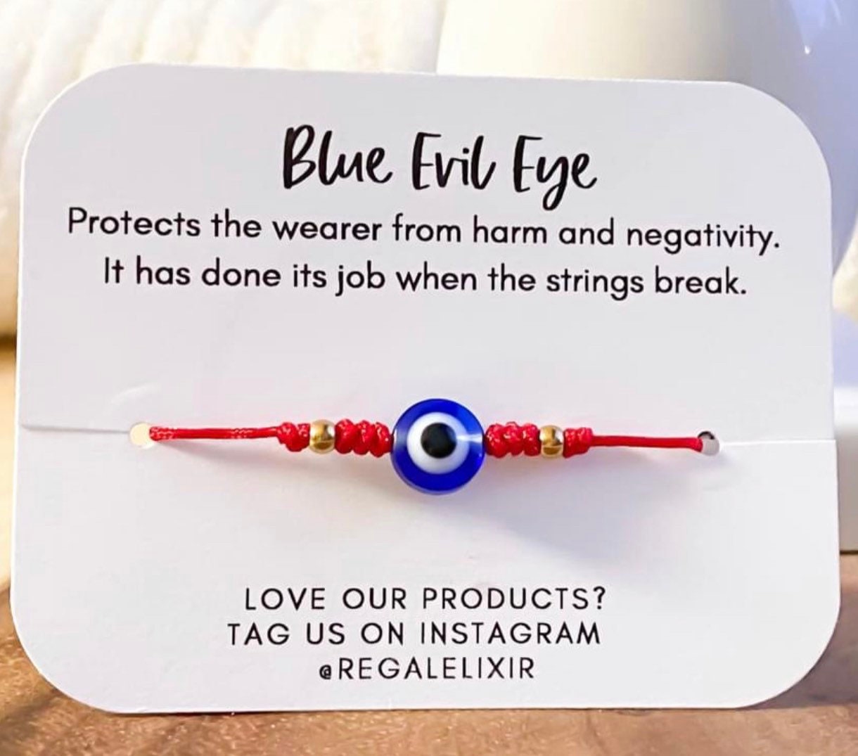 Blue Evil Eye Bracelet | Braided