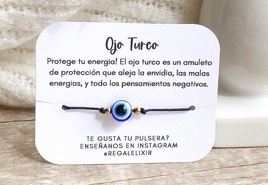 Blue Evil Eye Bracelet - Pulsera de ojo turco