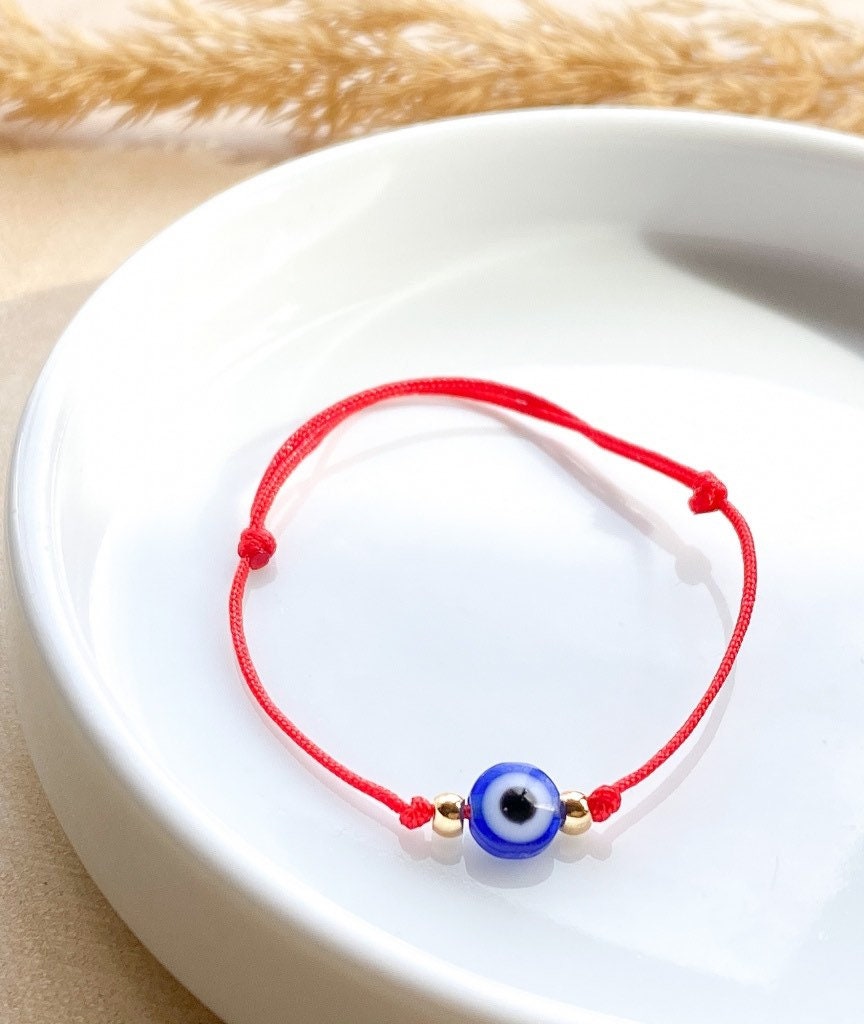 Family Protection Set - Red string Blue eye