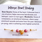 Rose Quartz Bracelet  - 2 beads 1 heart