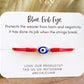 Blue Evil Eye Bracelet - Red String | Braided