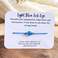 Mini Light Blue Evil Eye Bracelet