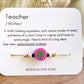 Teacher Dragon Fruit Bracelet