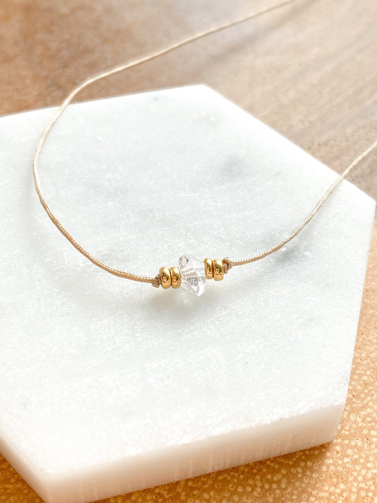 Herkimer Diamond bracelet