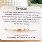 Carnelian Bracelet - 6 mini beads